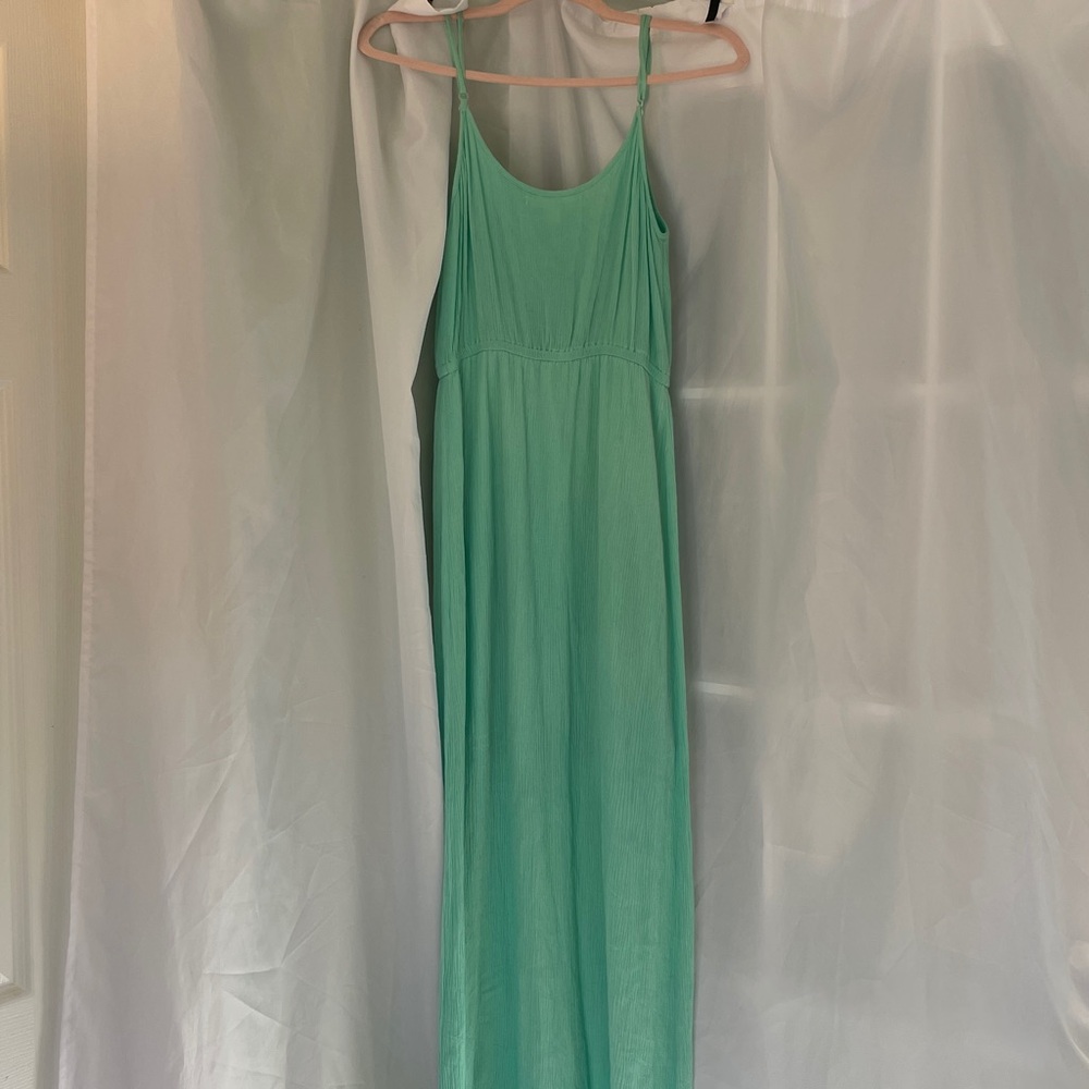 Miami Green Embroidered Maxi Sundress size medium - Picture 6 of 6